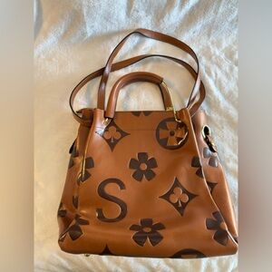 Brown Designer Tote Bag